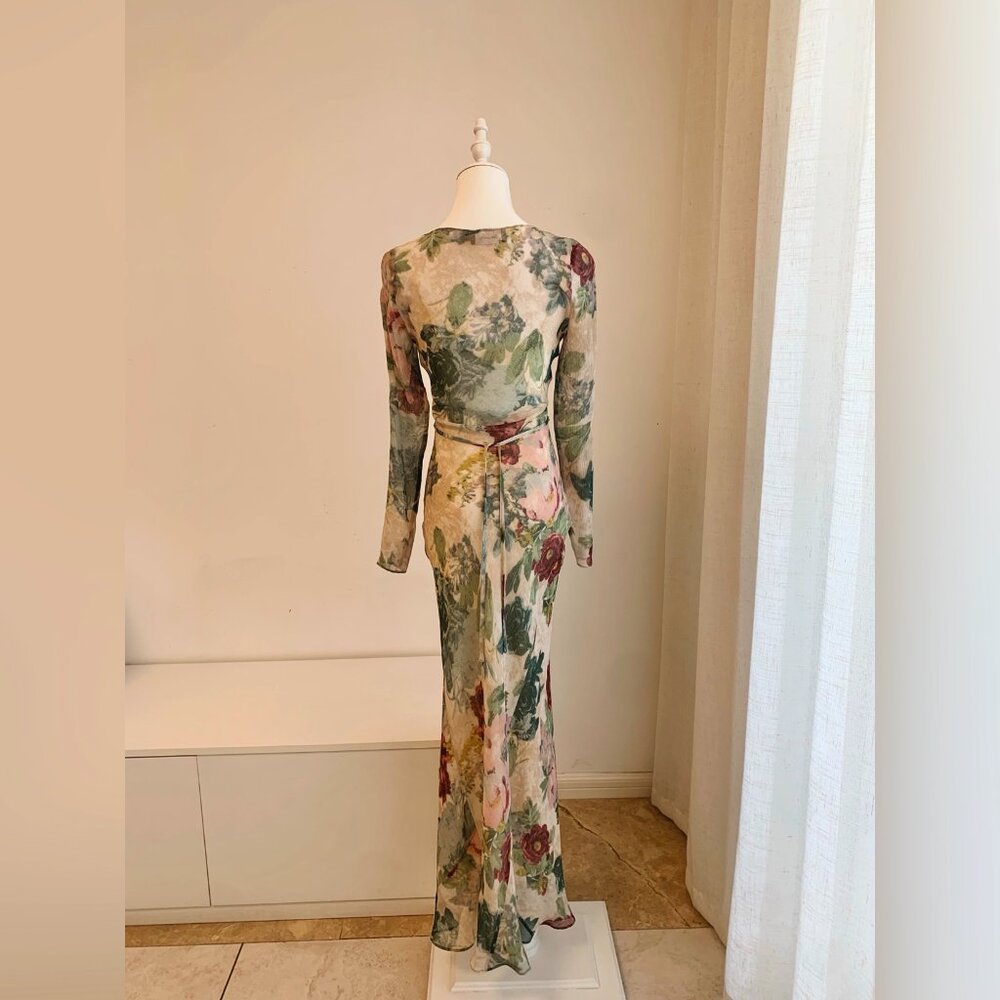 Realisation Par Inka Semi-sheer Printed Dress - Picture 6 of 11